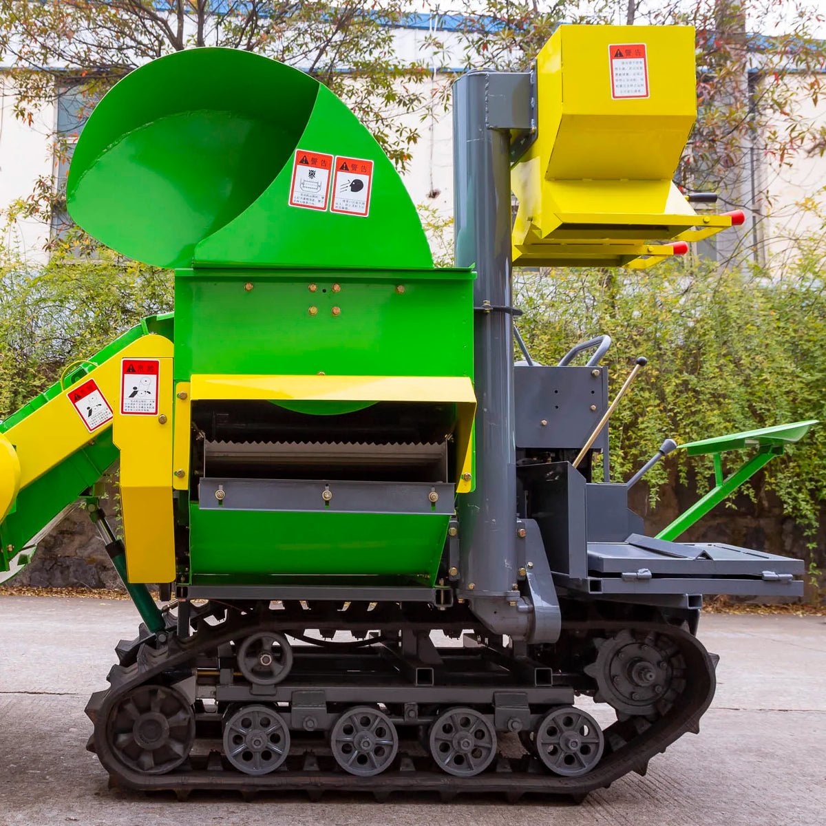 Machine Moissoneuse Mini Moissonneuse-Batteuse Agricole Multifonction pour Riz et Blé ...