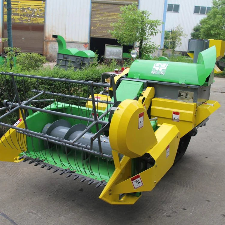 Machine Moissoneuse Mini Moissonneuse-Batteuse Agricole pour Récolte de Blé et Riz ...