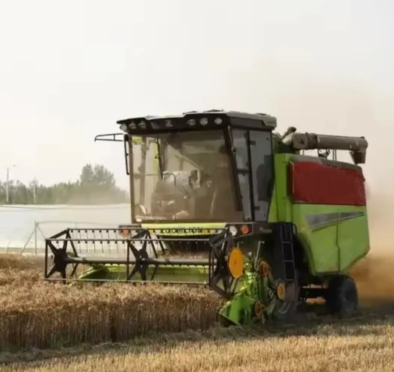 Machine Moissonneuse Moissonneuse-batteuse Professionnelle 100HP - Performance Agricole Opt ...