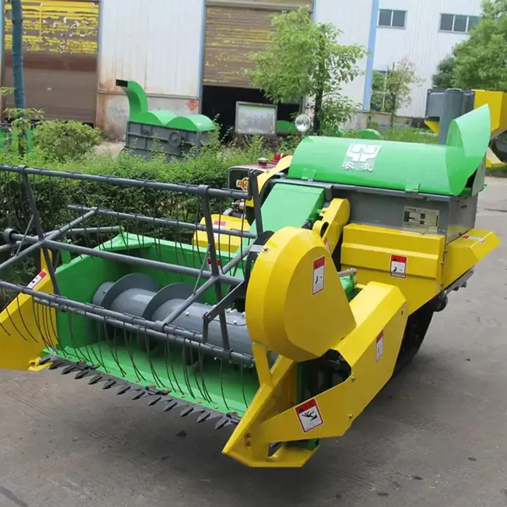 Machine Moissonneuse Mini Moissonneuse-Batteuse Compacte pour Récolte de Riz et Blé ...