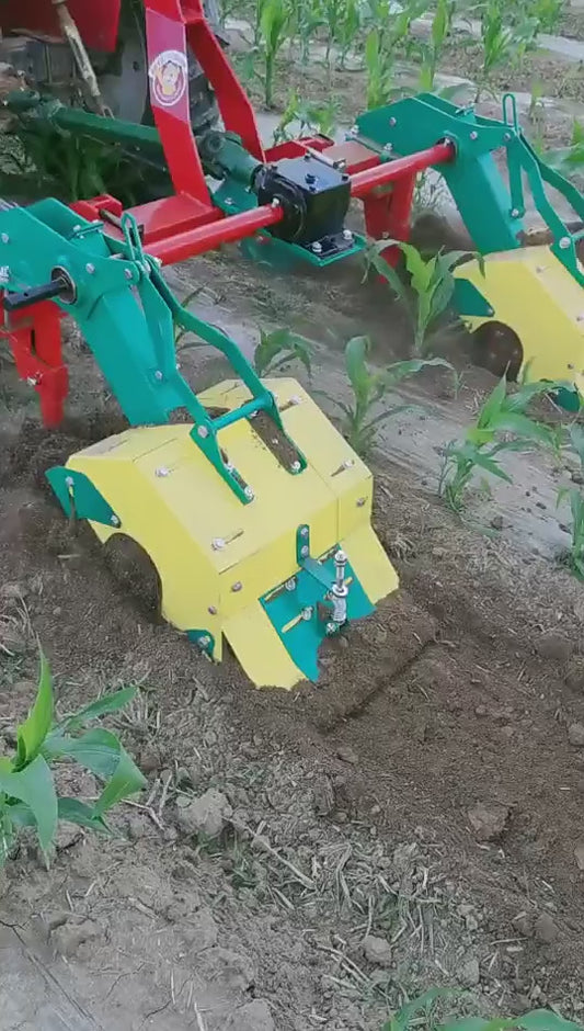 Cultivateur de maïs avec désherbeur pour tracteur agricole 30-90 HP