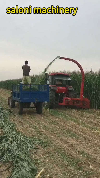 Broyeur de Maïs Professionnel avec Transmission - Machine Agricole de Récolte d'Ensilage