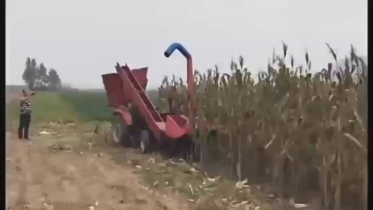 Moissonneuse-Batteuse de Maïs 2-3 Rangées - Tracteur Agricole Professionnel