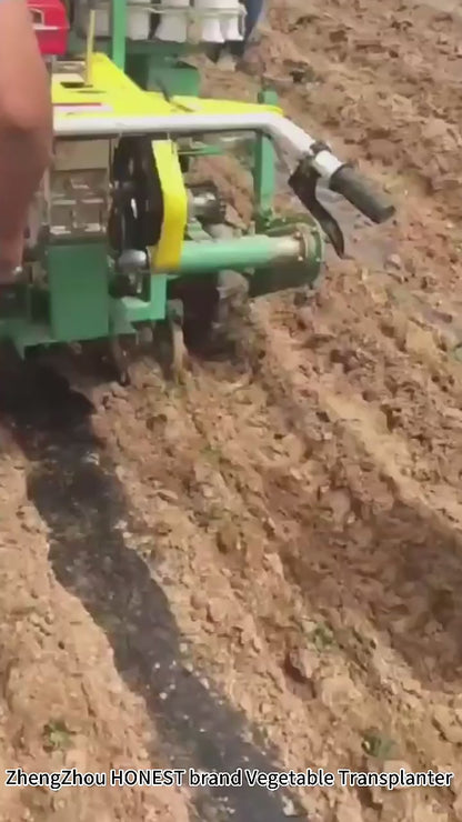 Machine Transplanteur de Légumes Automatique - Semoir Multi-Fonction Agricole