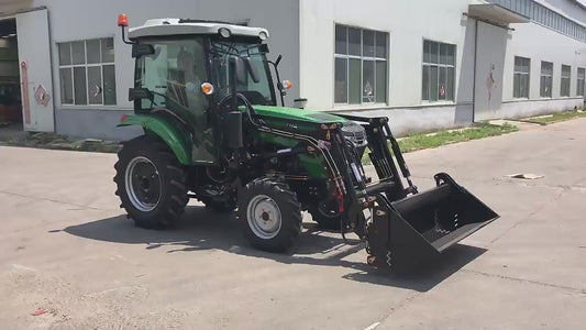 Tracteur Agricole 4X4 Polyvalent 40-100hp avec Chargeur Frontal et Accessoires