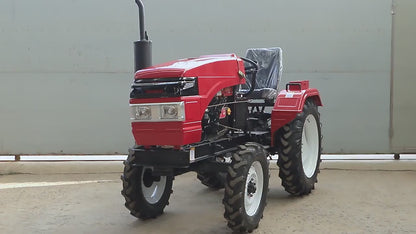 Mini tracteur agricole 4WD multifonction avec moteur diesel et entraînement par courroie