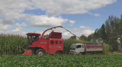 Broyeur d'Herbe Professionnel 160HP - Récolteuse d'Ensilage Agricole Automatique