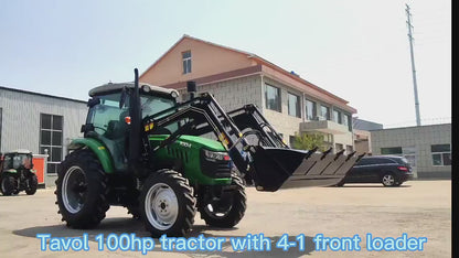 Tracteur Compact Agricole 110CV 4x4 avec Chargeur - Performance Professionnelle