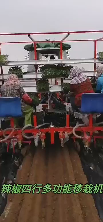 Machine de Repiquage Agricole Polyvalente - Transplanteur pour Légumes et Semis